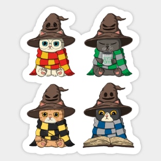 Wizard Neko Sticker